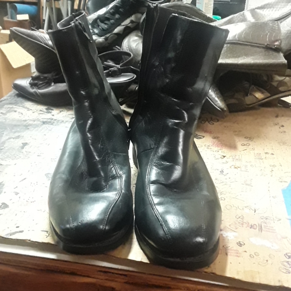 Mens black florsheim ankle boots